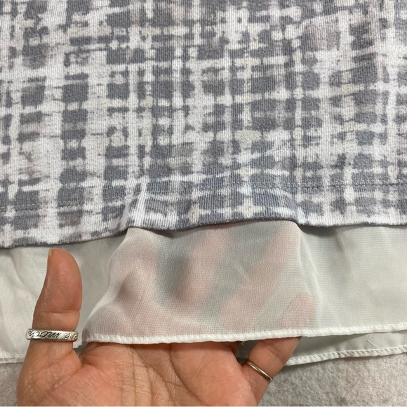 Simply Vera VeraWang Pajamas Pant Set Pjs Small Gray  & White Woman’s Pa… - Picture 7 of 16